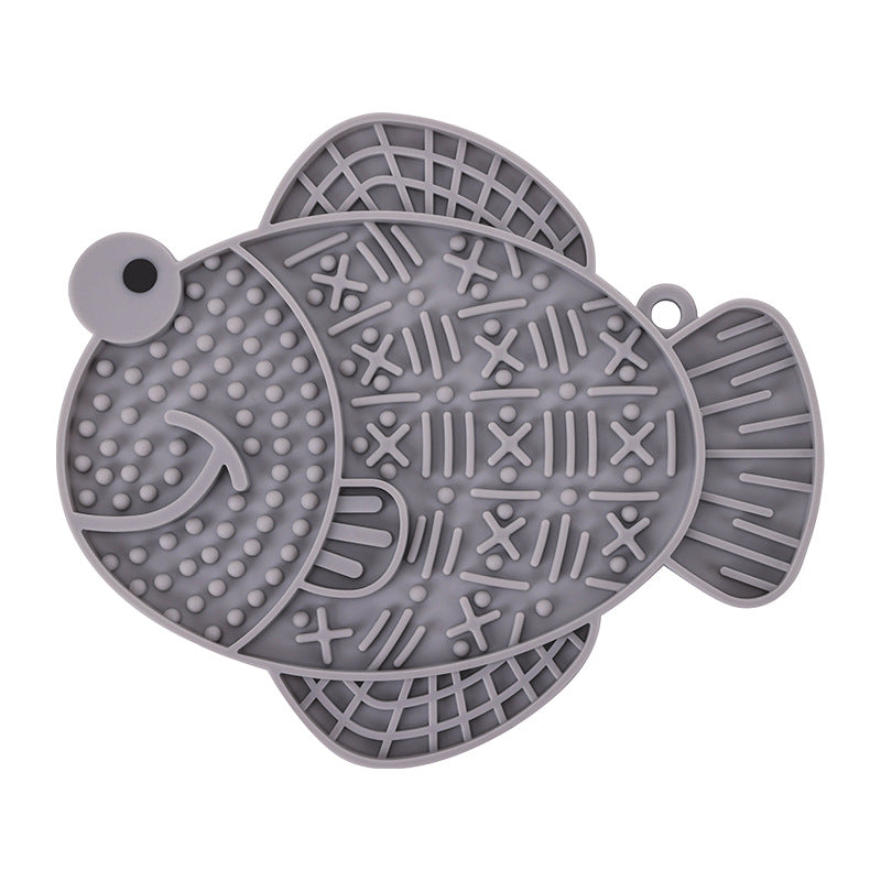 Silicone Pet Slow Food Anti-queda Anti-transbordamento Almofada para lamber cães