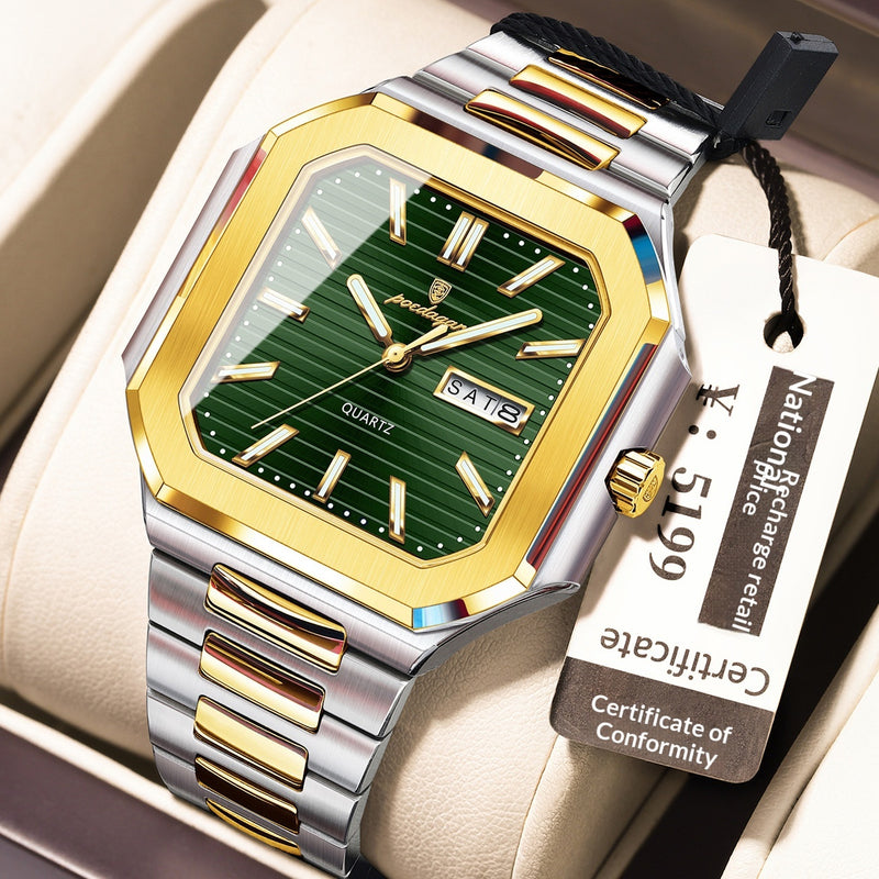Waterproof Watch Fashionable Luminous Ultra-Thin Mens