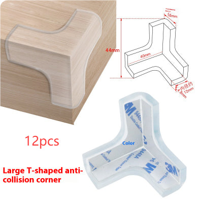Protetor de Cantos de Mesa em Silicone para Segurança Infantil