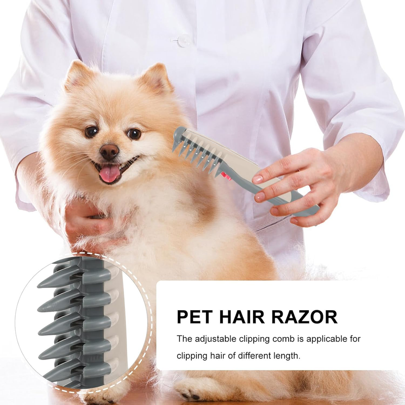 Pet Hair Trimmer For Precision Haircuts And Grooming  Electric Razor 4 AA Batteries Are Required For Use Without Batteries
