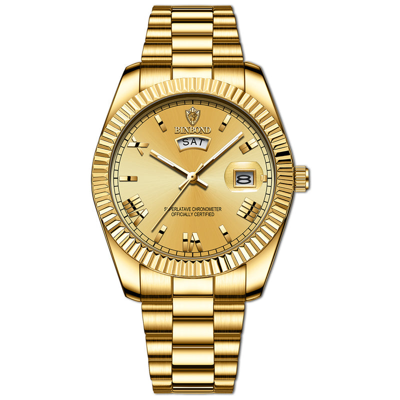 Blue Quartz Watch Couple Business Watch