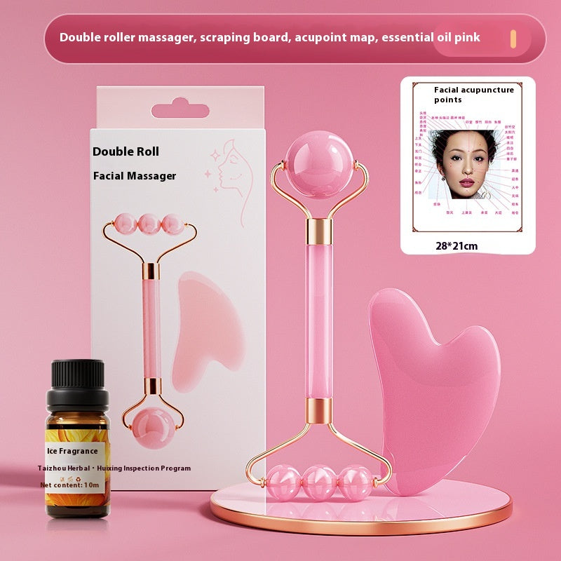 Jade-Roller für die Gesichts- und Augenmassage