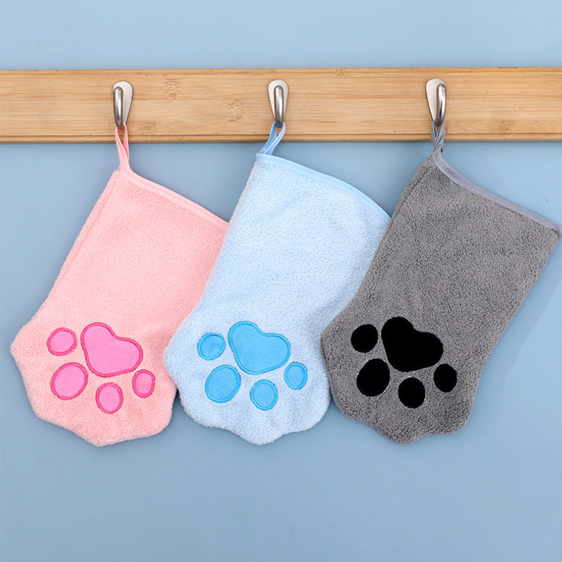 Toalha de Banho para Cão em Forma de Luva, de Secagem Rápida e Absorvente