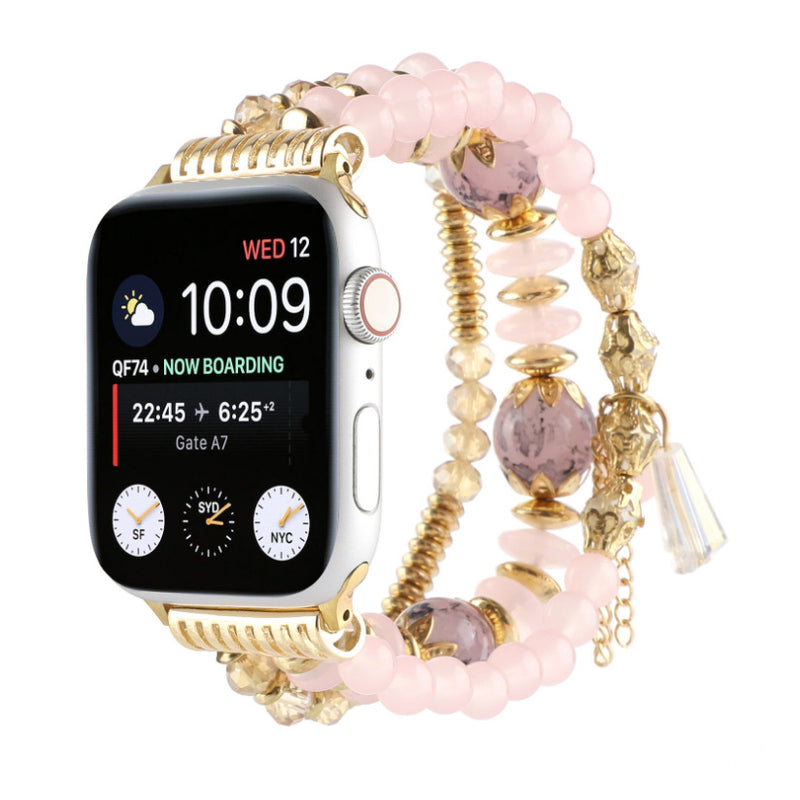 Bracelete de Contas Elástico para Apple Watch