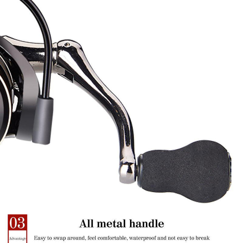 Fishing Wheel Metal Fishing Reel Bait Telescopic Fishing Rod Wheel