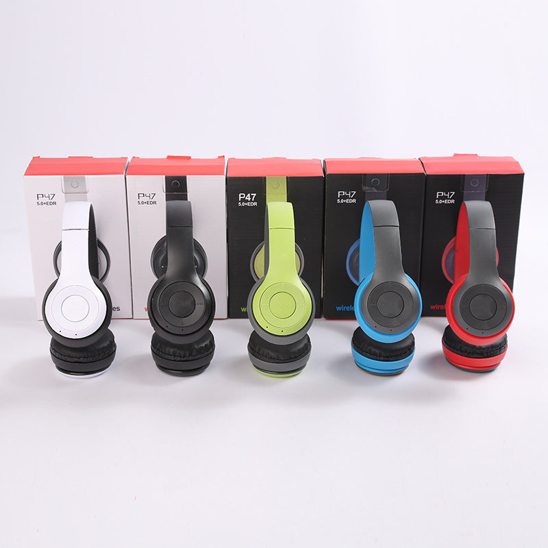 Auscultadores Estéreo P47 50 Bluetooth Dobráveis