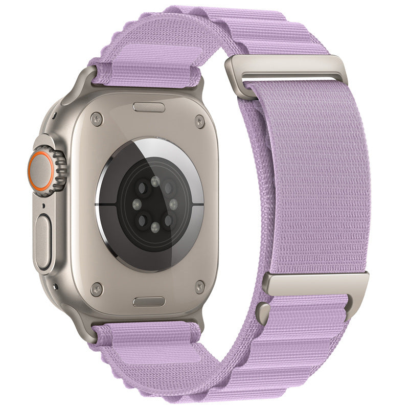 Bracelete de relógio em nylon com fivela em C e duas secções de ajuste rápido