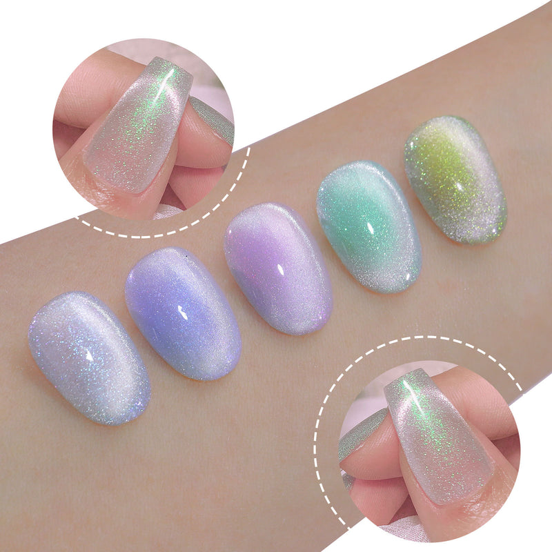 Verniz de Unhas Polar Day Crystal Cat's Eye Dazzling Magic Color