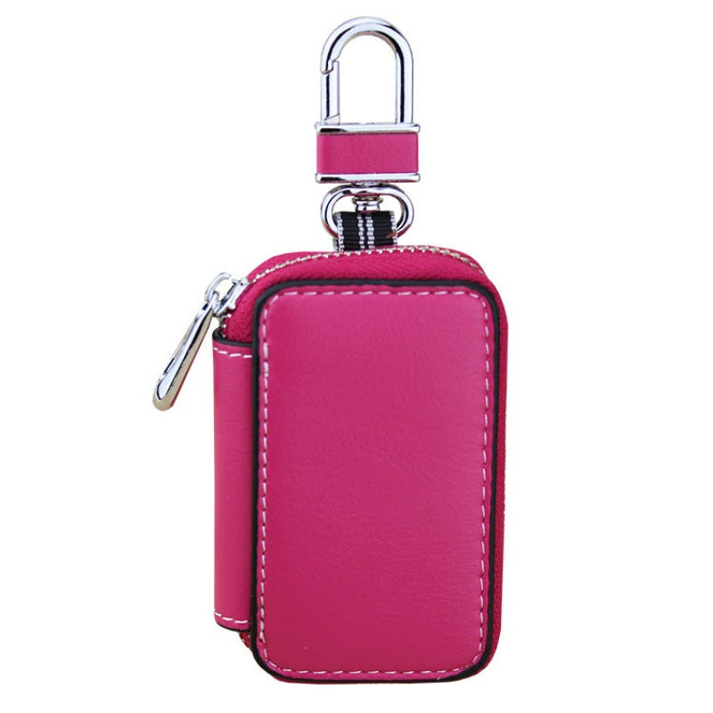 Cowhide Car Key Bag For Men And Women
