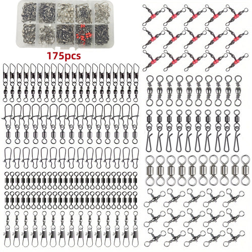 175 Pieces Fishing Connector Ball Bearing Boxed