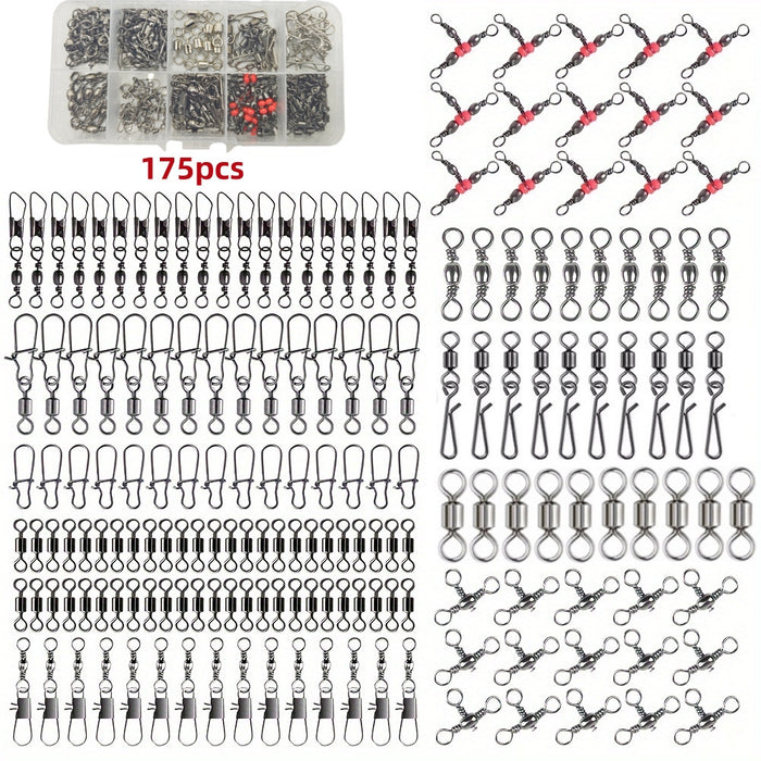 175 Pieces Fishing Connector Ball Bearing Boxed