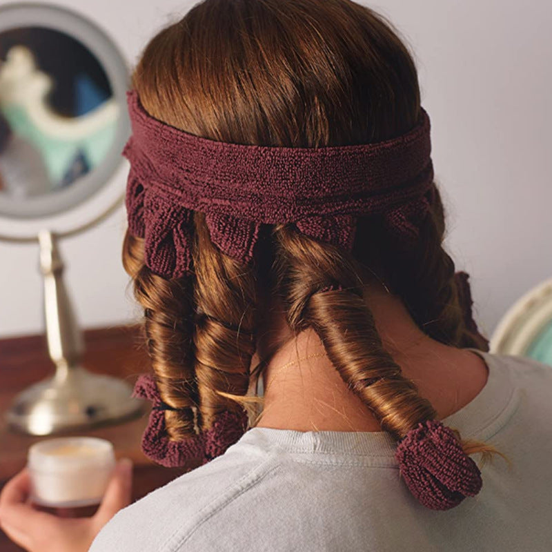 Bandolete de Enrolar Cabelo sem Calor (tipo Polvo) para Dormir
