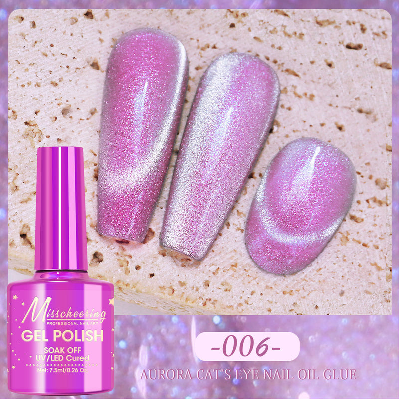 Verniz de Unhas Polar Day Crystal Cat's Eye Dazzling Magic Color