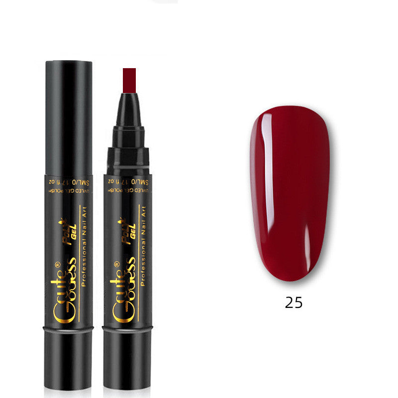 Caneta de Cola para Unhas 3 em 1, Caneta de Cola de Passo Único, Caneta Íman para Unhas de Gel Fotopolimerizáveis, Caneta Íman Forte para Efeito Olho de Gato e Efeito Água, Ferramenta de Manicure DIY