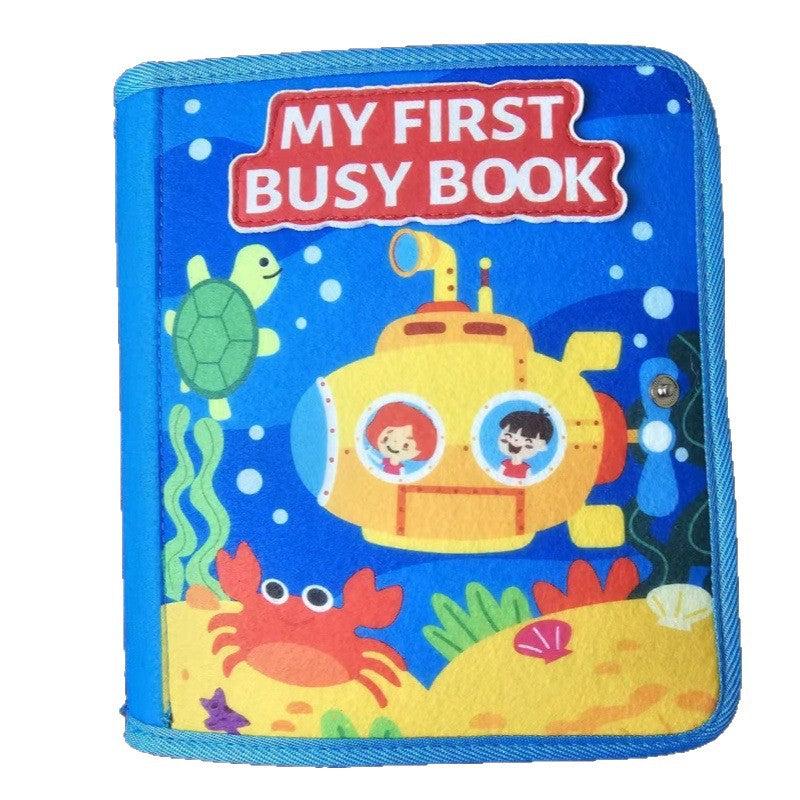 Marine-themed Felt Early-learning Board Educational Toy For Children