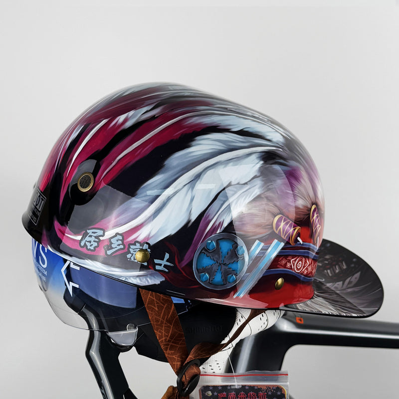 Capacete de motocicleta para homens e mulheres