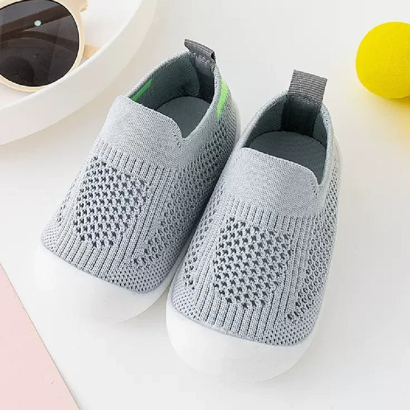 Sapatos de Caminhada com Sola Macia e Antiderrapante para Bebé (Primavera/Outono)