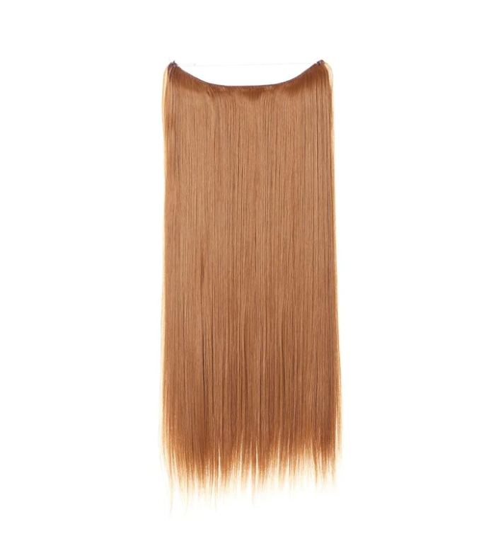 Women's One-piece Adjustable Invisible Straight Multi-color Gradient Hair Extension Fishline