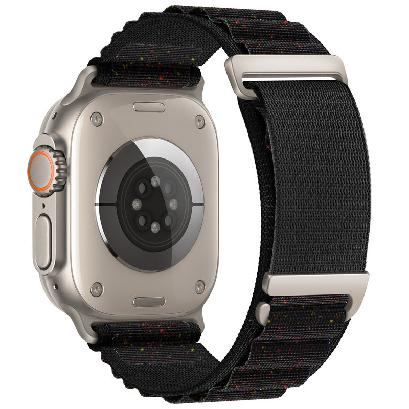 Bracelete de relógio em nylon com fivela em C e duas secções de ajuste rápido