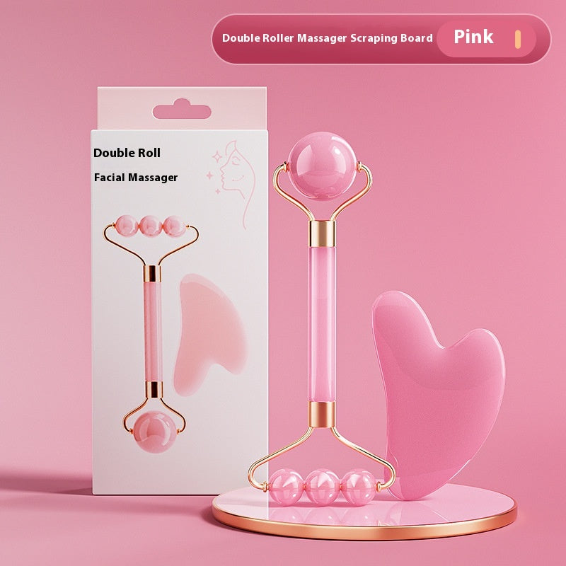 Jade-Roller für die Gesichts- und Augenmassage