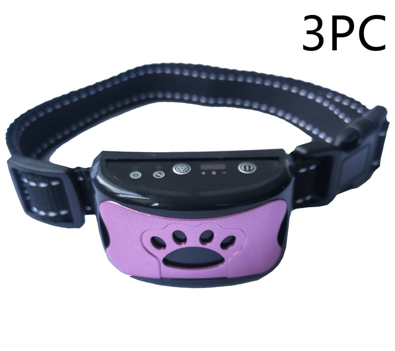 Hundetraining Halsband Wasserdicht Elektrisch Haustier Fernbedienung Wiederaufladbarer Hunde Trainer Bell Stopp Gerät Mit Schock Vibration Ton