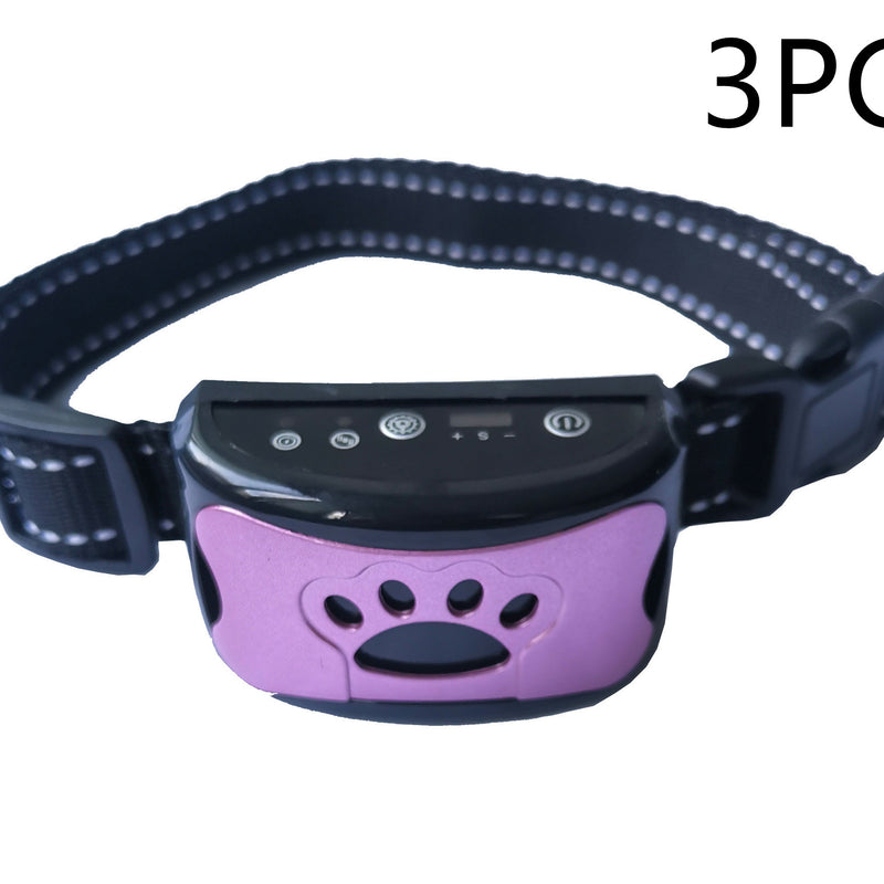 Hundetraining Halsband Wasserdicht Elektrisch Haustier Fernbedienung Wiederaufladbarer Hunde Trainer Bell Stopp Gerät Mit Schock Vibration Ton