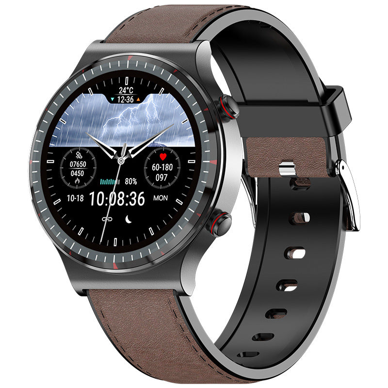 Smartwatch EKG/PPG EKG Herzfrequenz Blutdruck Blutsauerstoff Herzfrequenz Körpertemperatur HRV Uhr