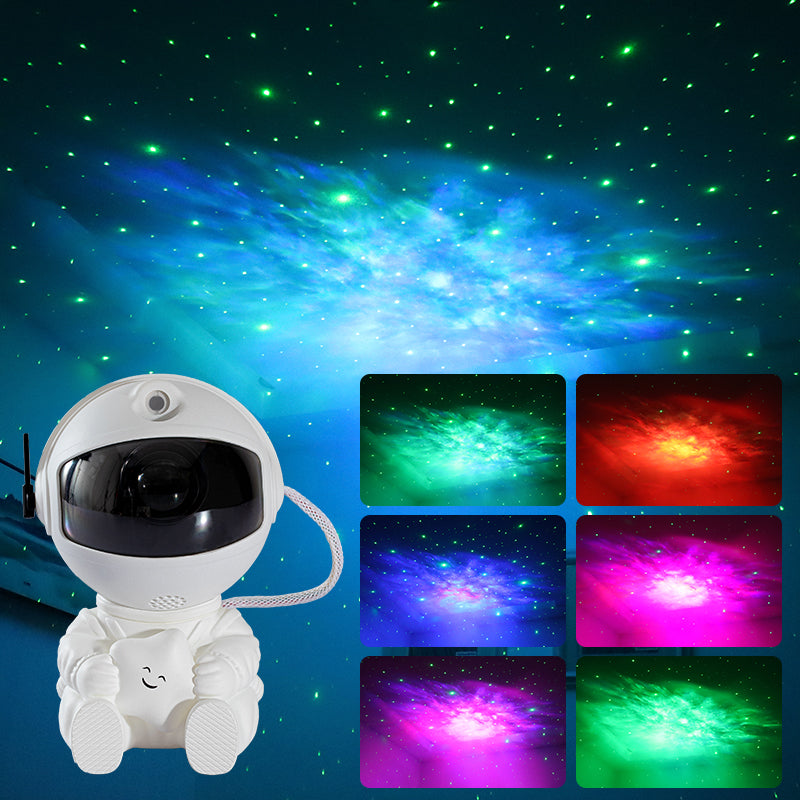 Mini Versão De Projetor De Estrelas De Astronauta Lâmpada Decorativa Criativa Lâmpada Decorativa De Ambiente Colorida Noite Estrelada Fluida