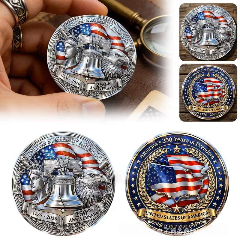 Commemorative Coin Alloy Relief Of The Statue Of Liberty