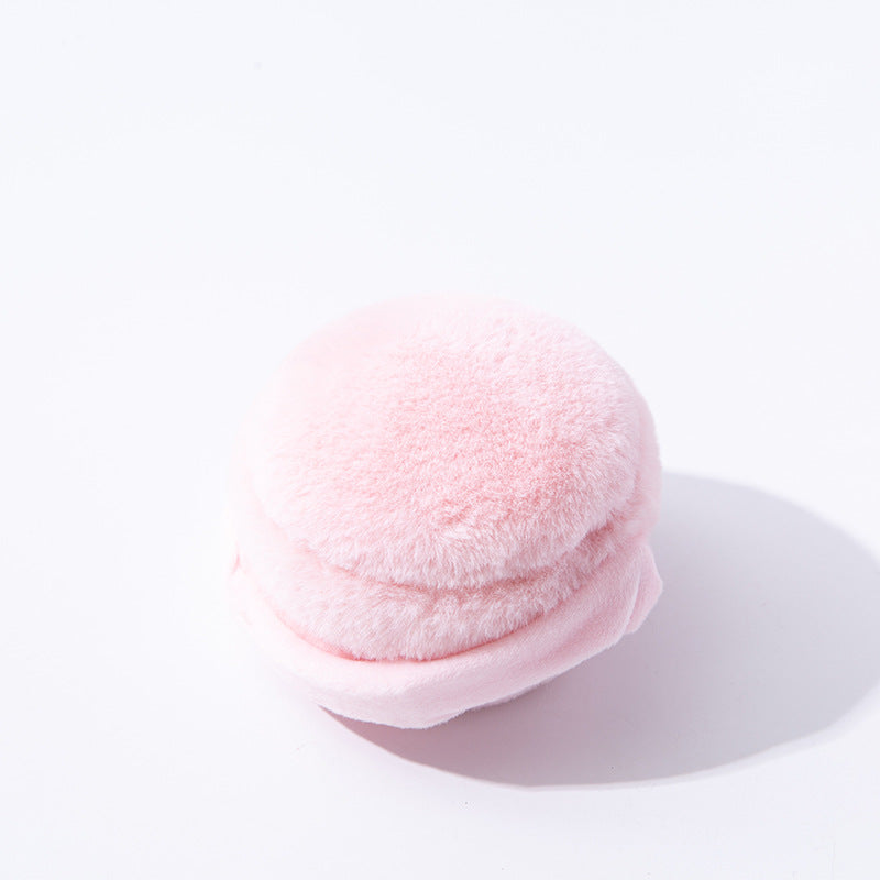 Men's And Women's Fashion Solid Color Anti-cold And Anti-freezing Plush Earmuffs