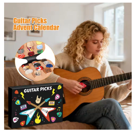 Gitarren-Plektrum Weihnachts-Countdown Blind Box