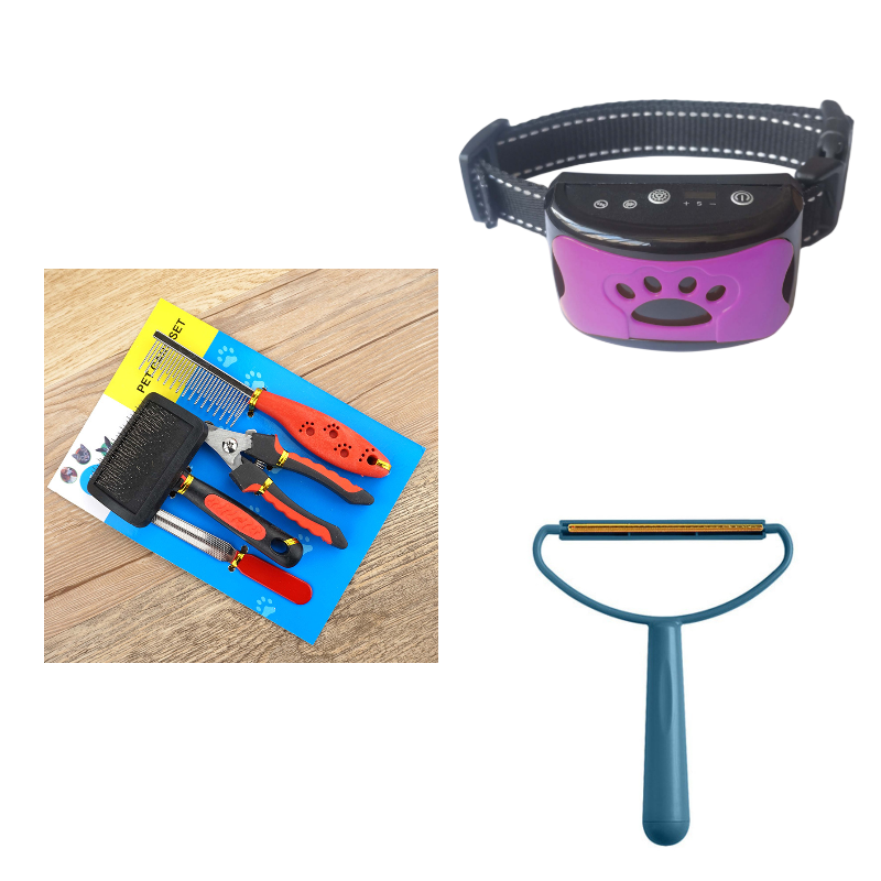 Hundetraining Halsband Wasserdicht Elektrisch Haustier Fernbedienung Wiederaufladbarer Hunde Trainer Bell Stopp Gerät Mit Schock Vibration Ton