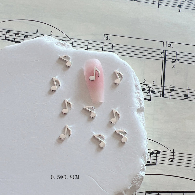 Music Symbols Alloy Jewelry Nails Metal Accessories
