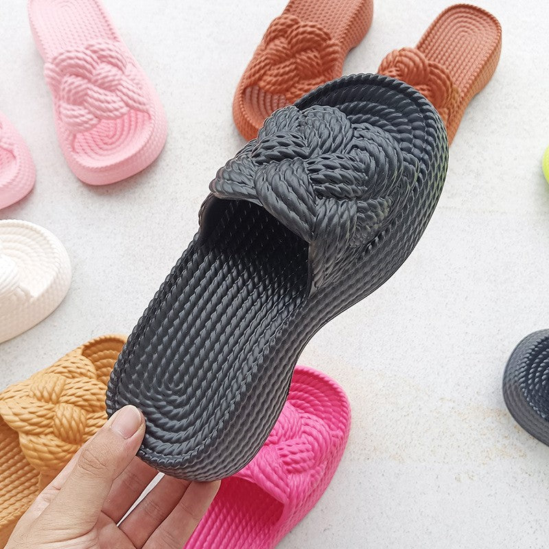 EVA Candy Color Soft Bottom Clip Toe Flip-flops