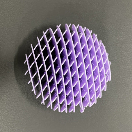 Brinquedo Sensorial de Mola de Plástico em Forma de Minhoca Colorida e Flexível para Alívio de Stress