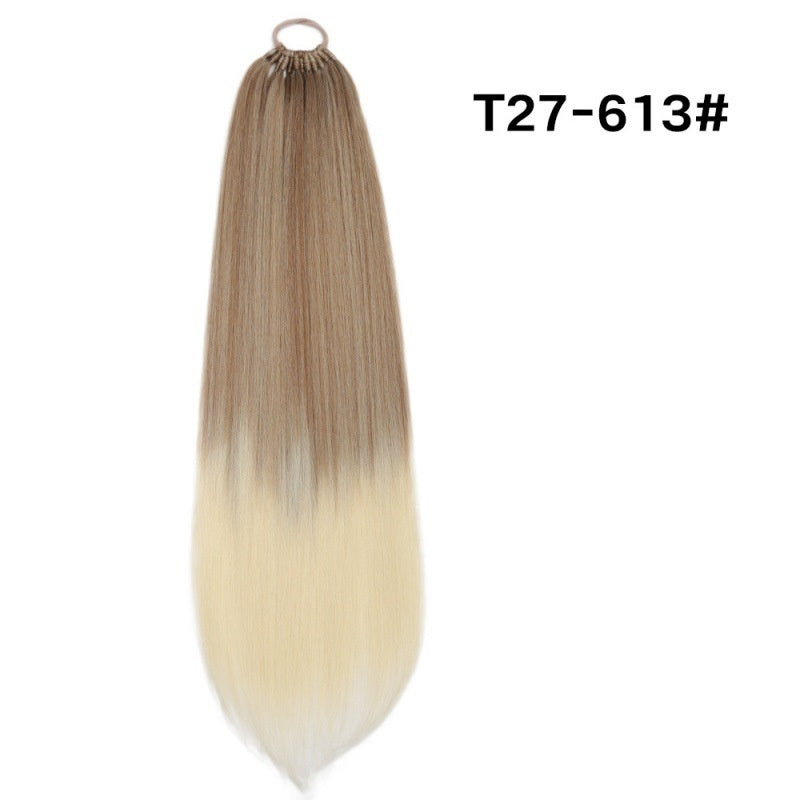 Wig Ponytail 60 Cm Long Straight Synthetic Ponytail Extension Made Of Heat-resistant Fiber