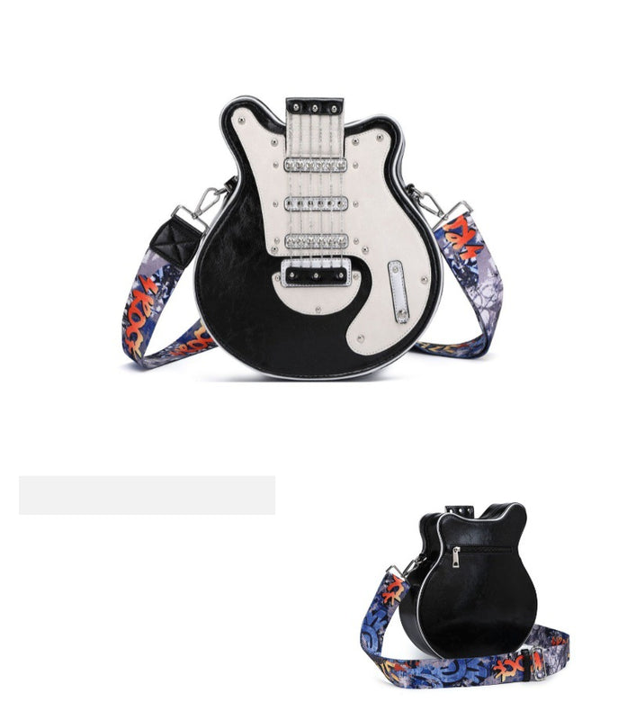 Personalisierte Fashion-Umhängetasche im Gitarren-Design für Damen