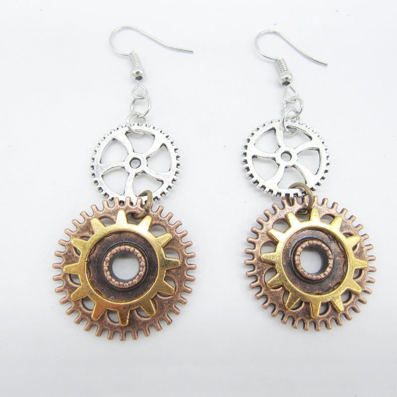 Jewelry Vintage Gear Earrings Steampunk