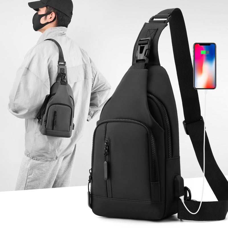 Wasserdichte Crossbody-Sporttasche mit mehreren Fächern