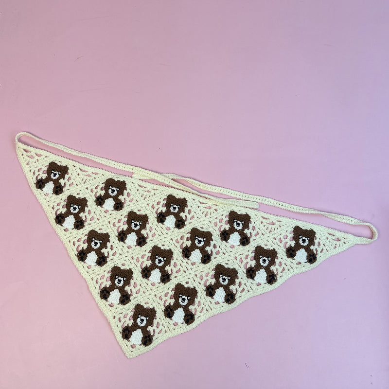 All-matching Triangular Binder Knitted Hair Band