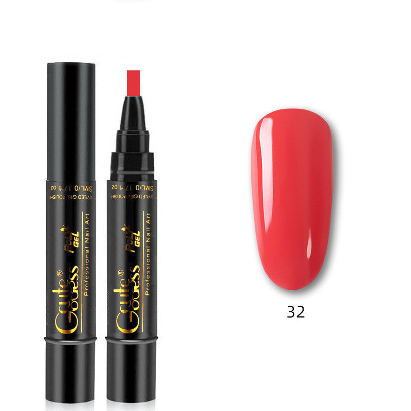 Caneta de Cola para Unhas 3 em 1, Caneta de Cola de Passo Único, Caneta Íman para Unhas de Gel Fotopolimerizáveis, Caneta Íman Forte para Efeito Olho de Gato e Efeito Água, Ferramenta de Manicure DIY