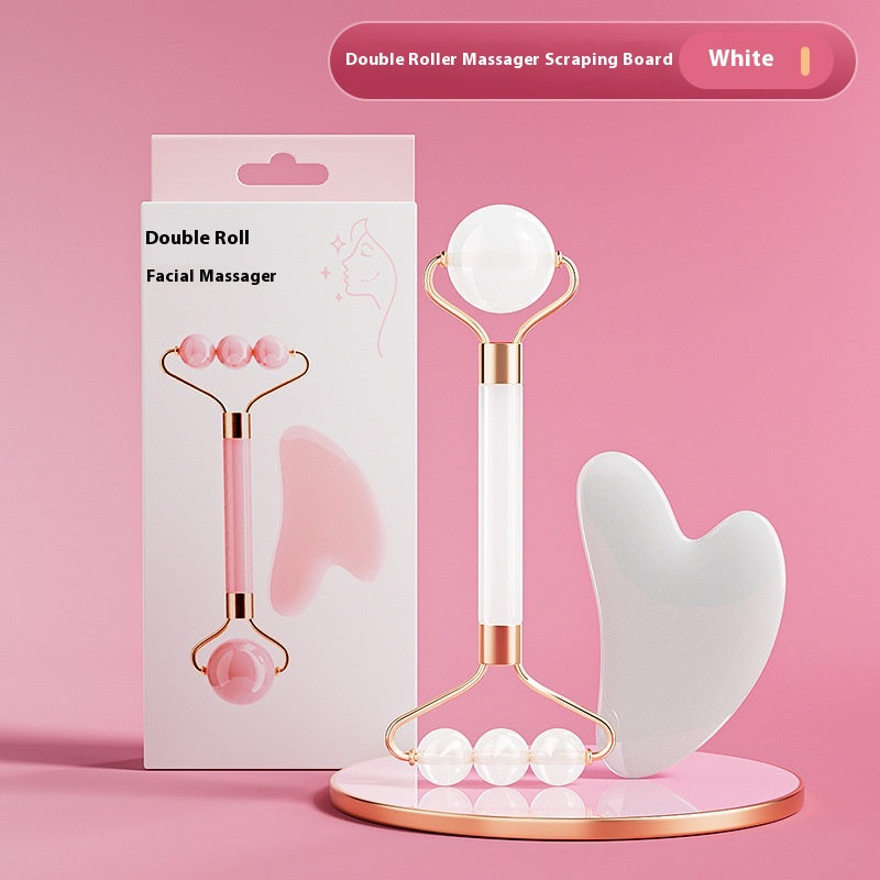 Jade-Roller für die Gesichts- und Augenmassage