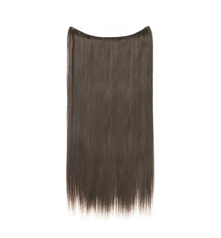 Women's One-piece Adjustable Invisible Straight Multi-color Gradient Hair Extension Fishline