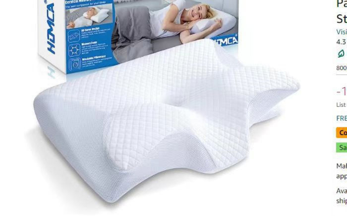 Memory Pillow For Home Sleep