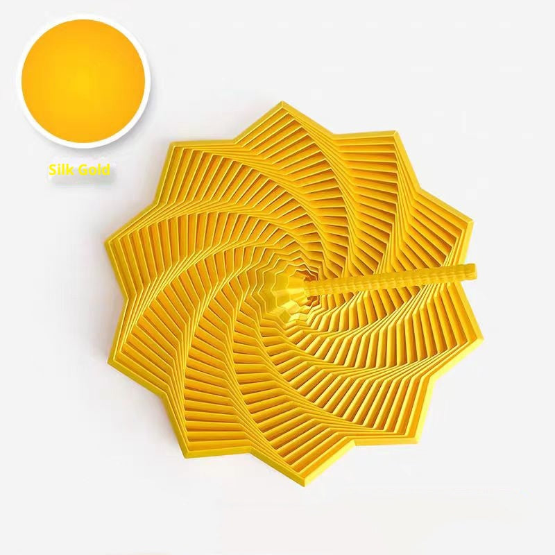 Torre Rabanete Impressa em 3D, Brinquedo Torre Espiral Poligonal com Pegas de Operação