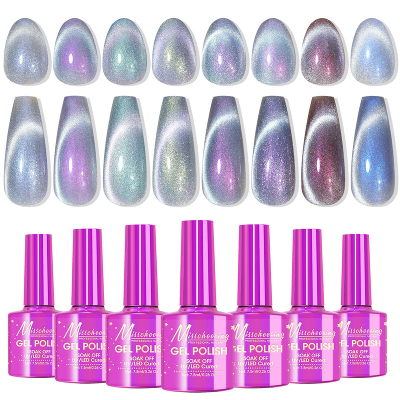 Verniz de Unhas Polar Day Crystal Cat's Eye Dazzling Magic Color