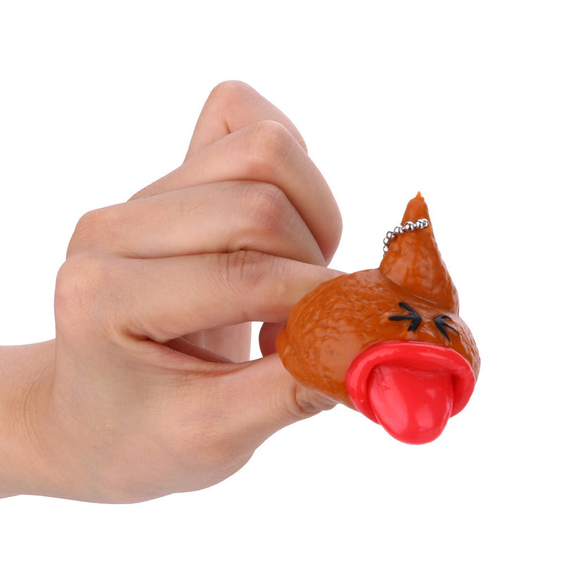 Creative Prank Fashion Tricky Poop Styling Keychain Pendant