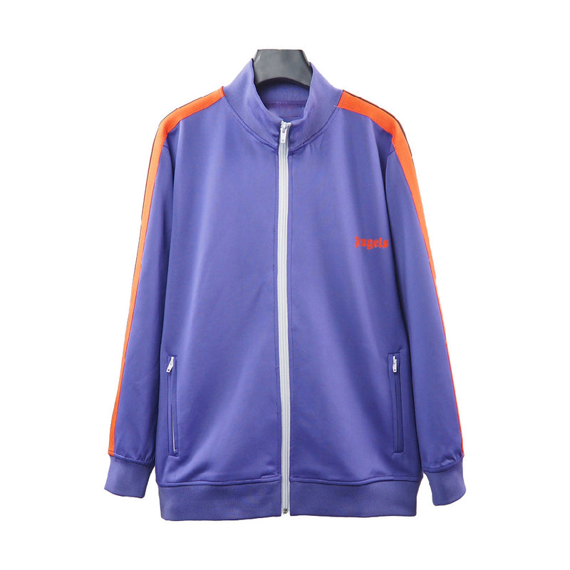 Angel Rainbow Side Woven Strip Classic Vintage Baggy Coat