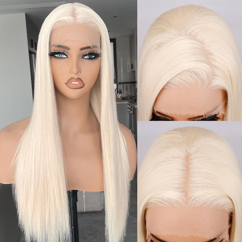 Perücke im europäischen und amerikanischen Stil für Damen, Front-Lace, hitzebeständig
