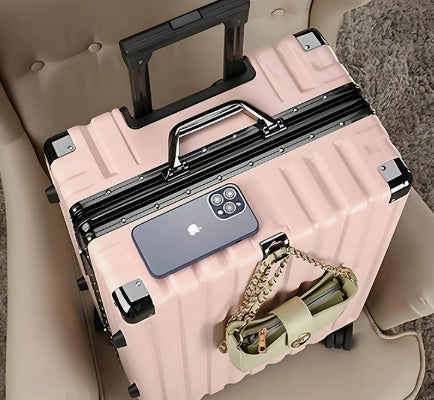 Aluminum Frame Luggage Solid Extra Thick And Durable Trolley Case